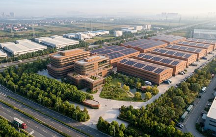 Rendering: aerial view of GS Technology Park, Changzhou