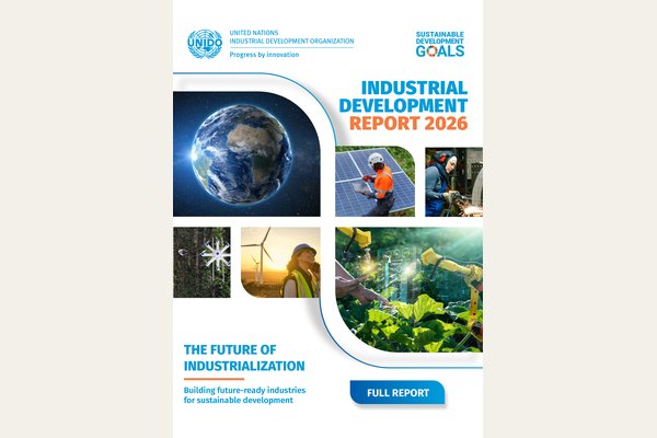 Cover of Industrial Development Report 2026: The Future of Industrialization (UNIDO)